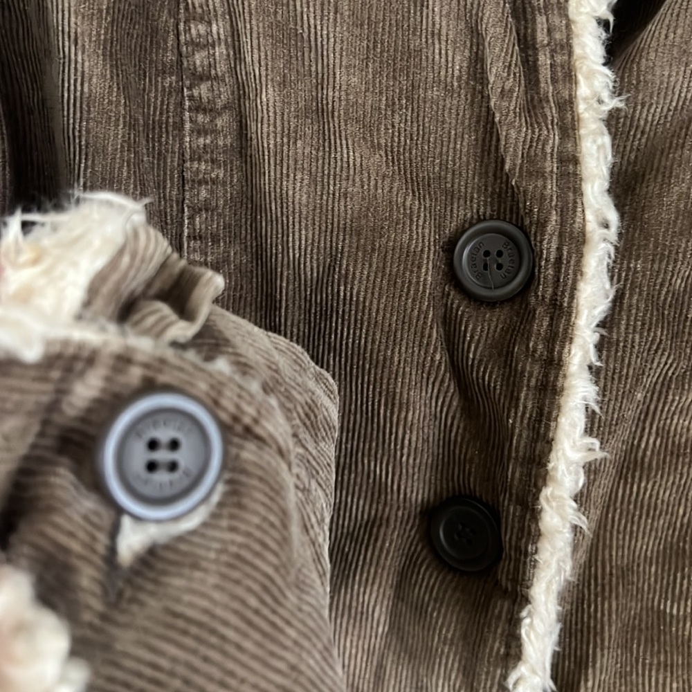 Braetan XL corduroy coat jacket Brown and tan warm office work school vacay - Picture 5 of 16